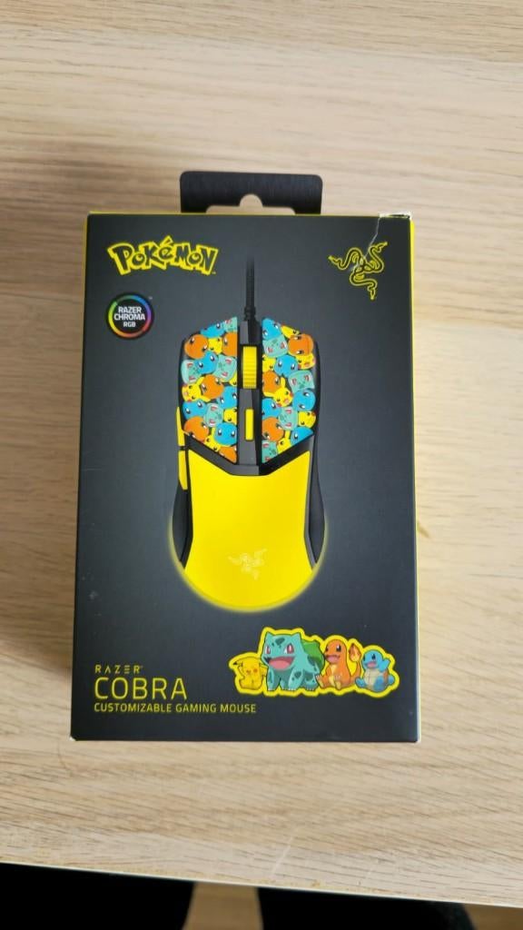 Razer Cobra Pokemon edition, Computers en Software, Rechtshandig, Muis, Gaming muis, Ophalen of Verzenden