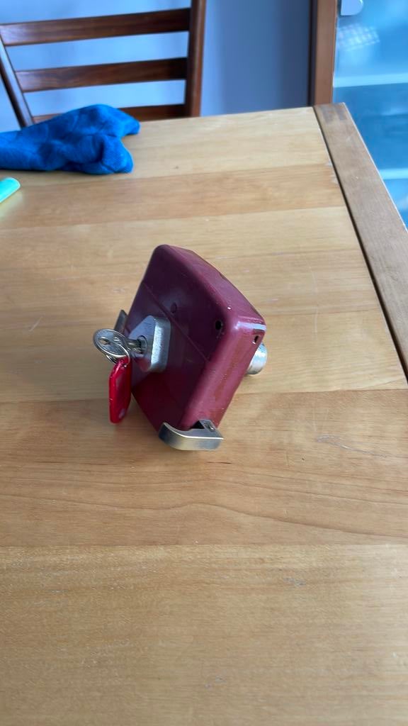 Cisa oplegslot antiekje, Ophalen of Verzenden, Gebruikt, Slot