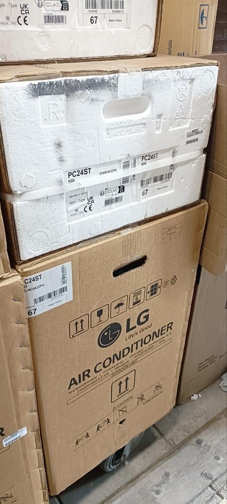 LG 7Kw PC24ST Wand Split Airco - Nieuw in Doos, Witgoed en Apparatuur, Koelen en Ontvochtigen, Nieuw, 3 snelheden of meer, Ophalen of Verzenden