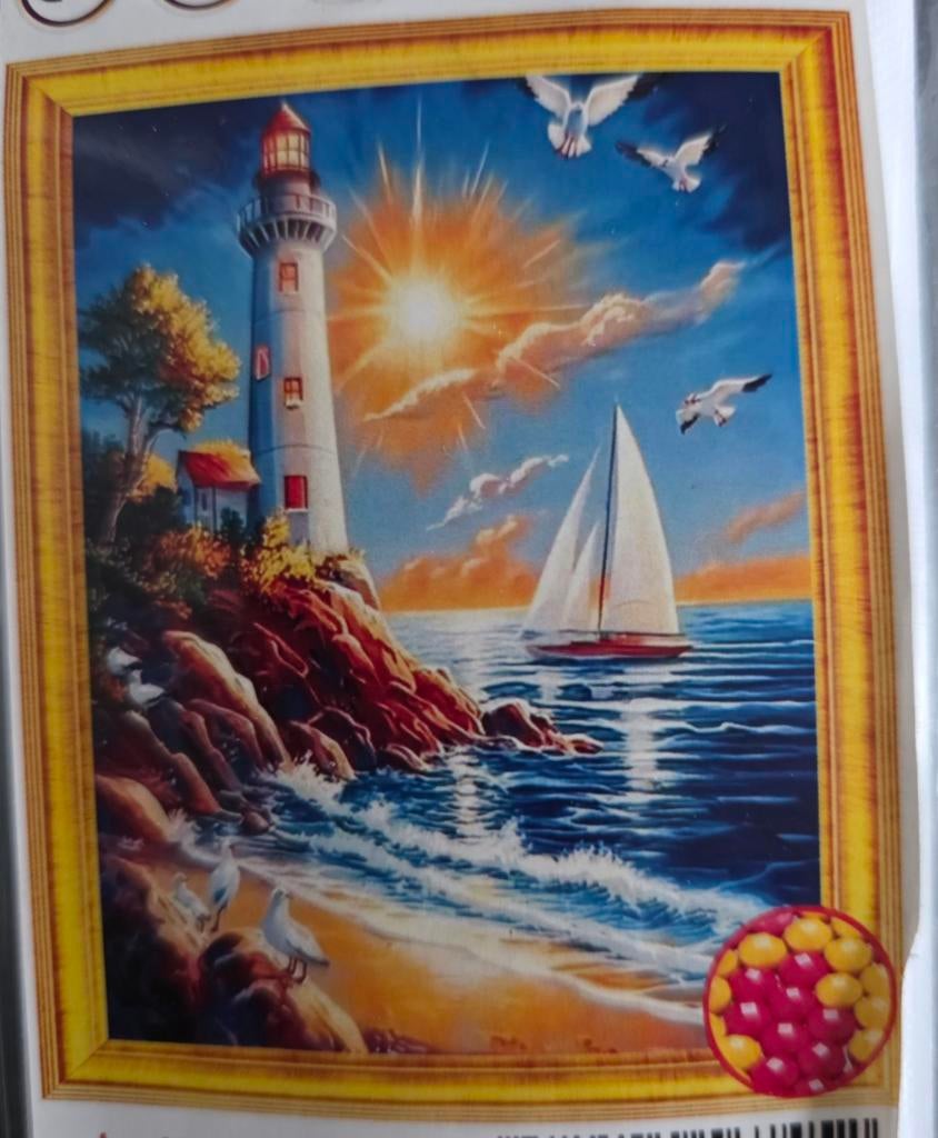 Diamond Painting 50x40 Ronde Steentjes, Diamond painting world 2021@gmail.com, Overige typen, Nieuw, Ophalen of Verzenden