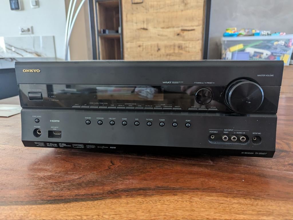 Onkyo TX-SR607 + Jamo A101 5.1 home cinema set, Audio, Tv en Foto, Home Cinema-sets, 70 watt of meer, 5.1-systeem, Overige spelers