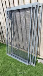 Aluminium raamwerk met gaas, Tuin en Terras, Tuinhekken en Hekwerk, Ophalen, Aluminium