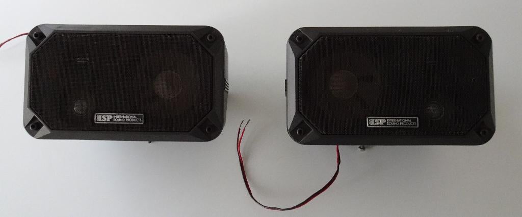 2 Vintage Autospeakers van ISP International Sound Products, Auto diversen, Autospeakers, Gebruikt, Ophalen