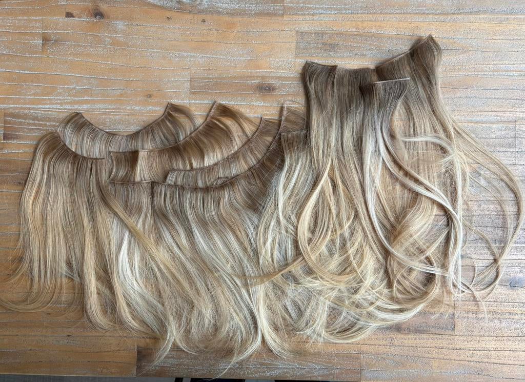 100% echt haar, hair extensions blond - 30cm - IBE Geschikt, Sieraden, Tassen en Uiterlijk, Uiterlijk | Haarverzorging, Ophalen of Verzenden