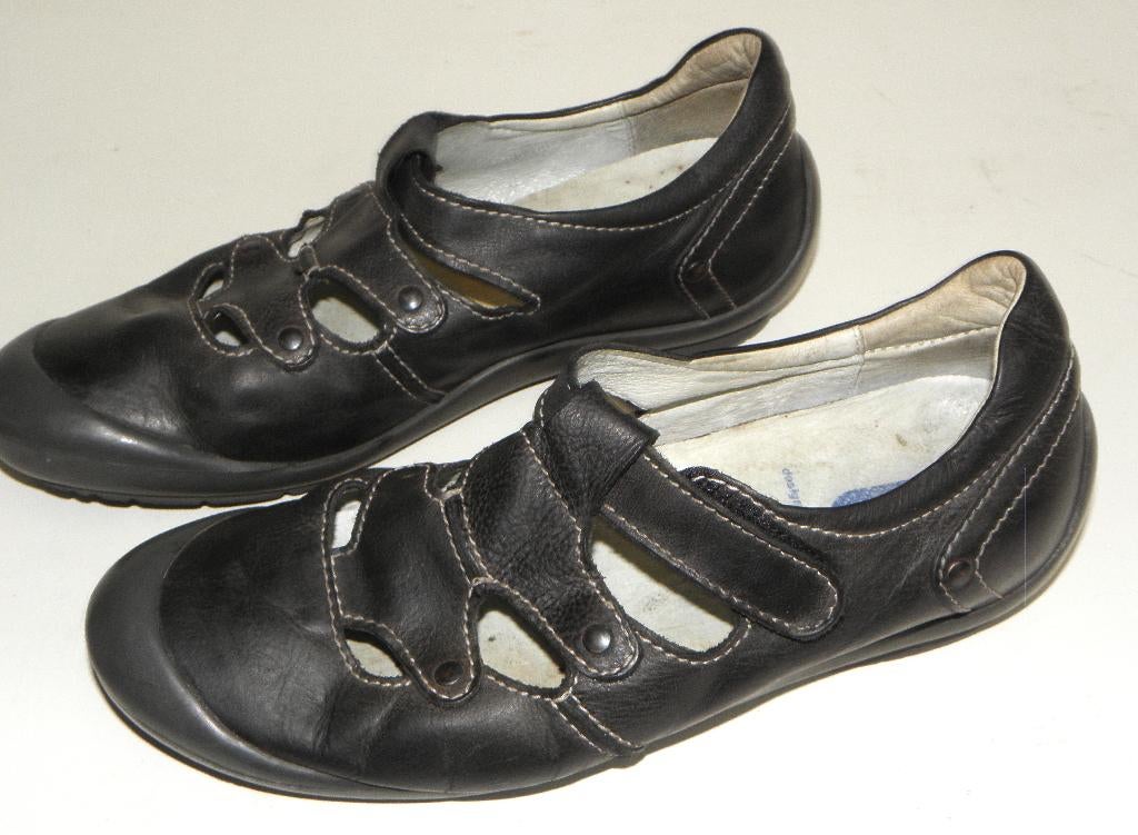 Zwarte Wolky zomer instappers maat 39, Wolky, Ophalen of Verzenden, Gedragen, Instappers