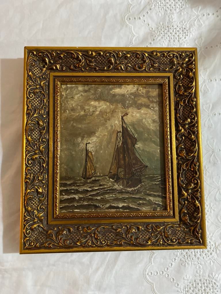 Schilderij op hout geschilderd, Ophalen of Verzenden