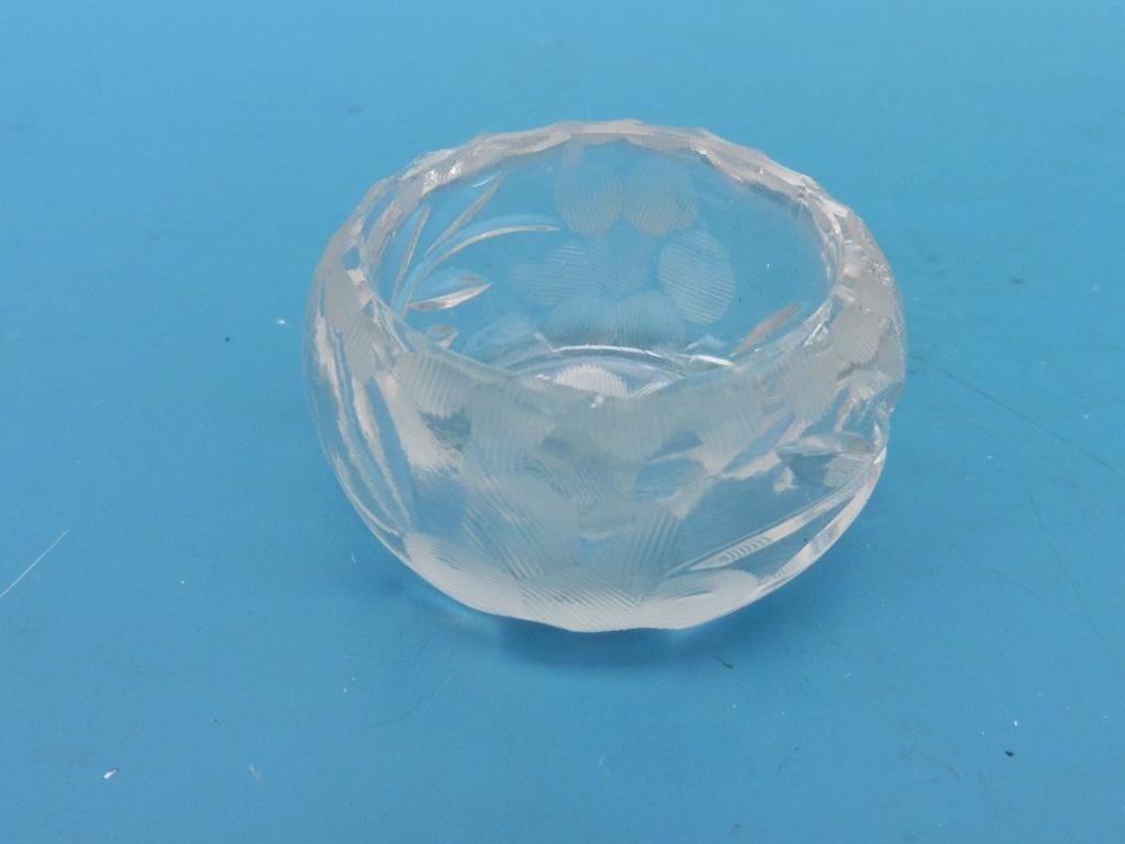 Glazen zoutbakje, Ophalen of Verzenden