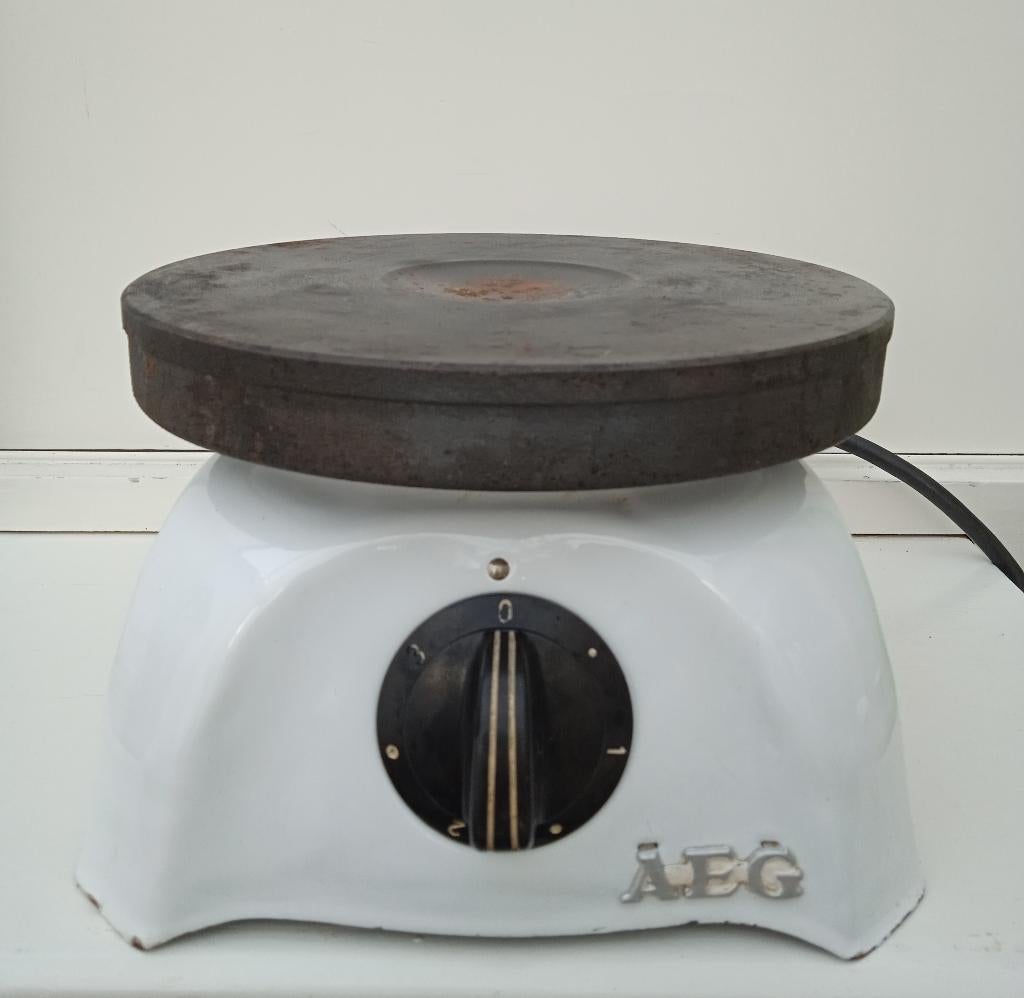 Elektrisch gaspit van AEG Snoerlengte 5,85 m., Witgoed en Apparatuur, Kookplaten, Gebruikt, 3 kookzones of minder, Ophalen of Verzenden