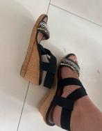 Claudia Ghizzani sleehak sandalen, Kleding | Dames, Zwart, Nieuw, Sandalen of Muiltjes, Ophalen of Verzenden