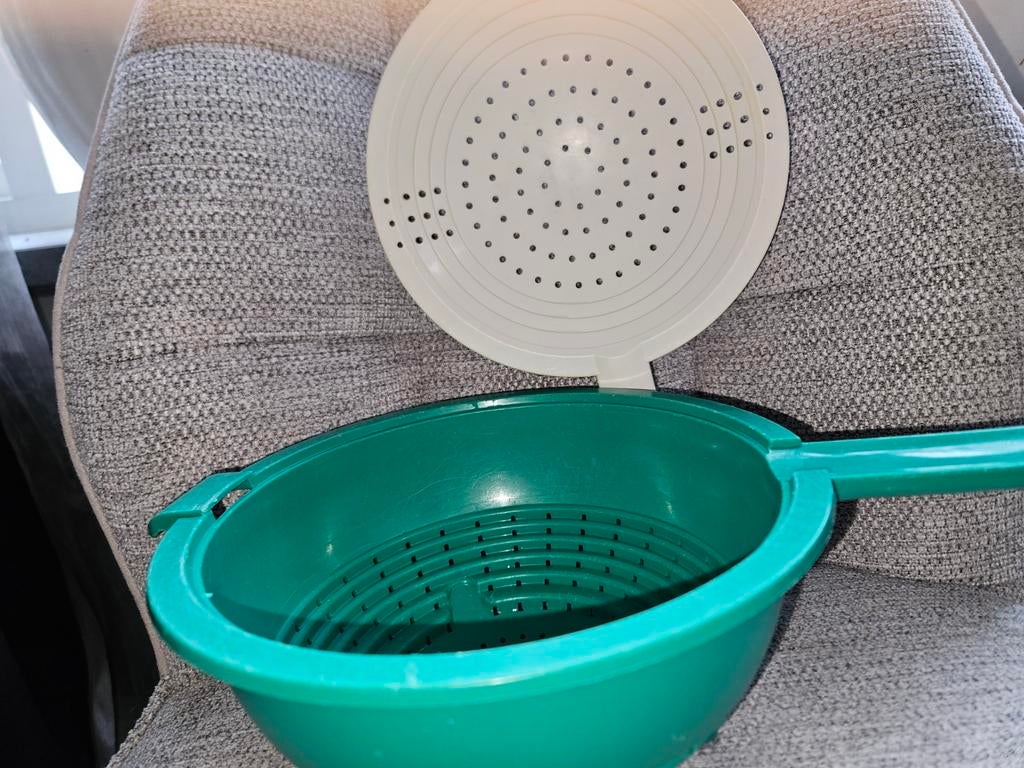 Tupperware Duo Vergiet - Handig en Veelzijdig, Huis en Inrichting, Keuken | Tupperware, Zo goed als nieuw, Overige typen, Groen