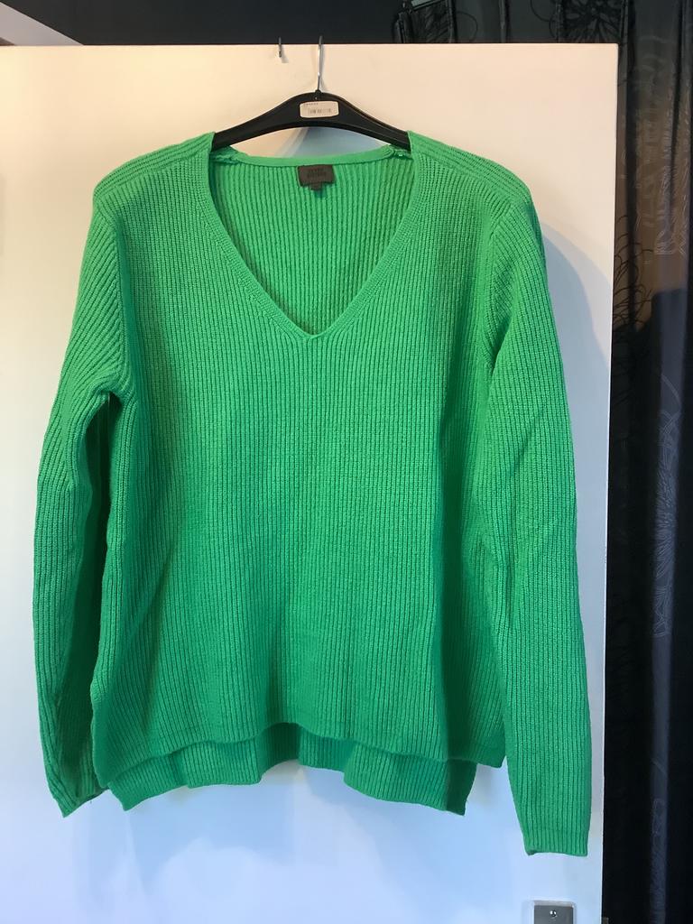 Seven Sisters Groene Trui met V-hals, Ophalen of Verzenden, Zo goed als nieuw, Maat 34 (XS) of kleiner, Groen