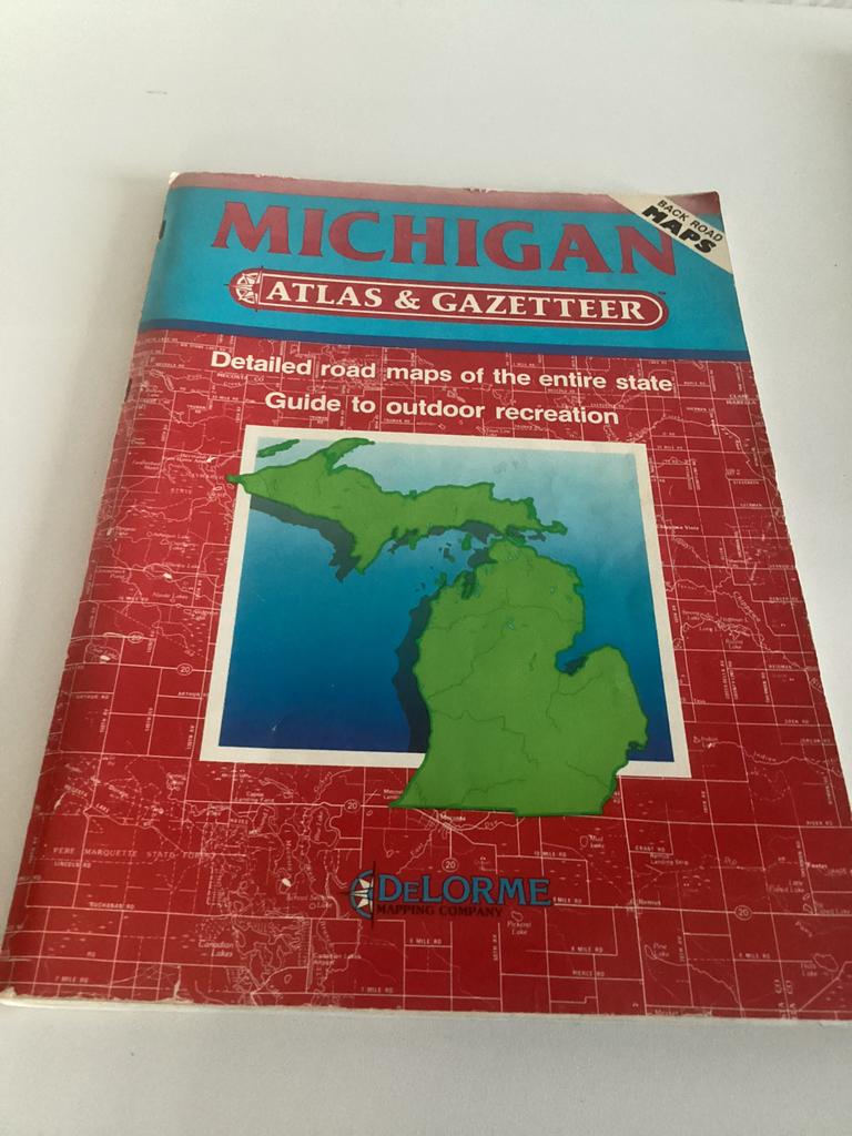 Michigan Atlas & Gazetteer - Gedetailleerde wegenkaarten, Boeken, Atlassen en Landkaarten, Gelezen, Overige atlassen, Overige gebieden