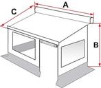Fiamma privacy room 325, F45 / F70 luifel, Caravans en Kamperen, Camper-accessoires, Ophalen, Zo goed als nieuw