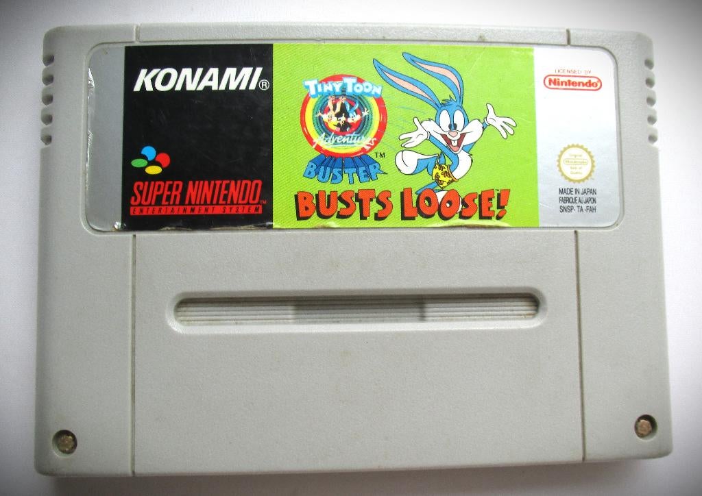 Busts Loose !~SNES~Super Nintendo game retro ~SNSP-TA-FAH, Avontuur en Actie, Gebruikt, 1 speler, Eén computer