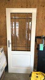 Binnendeur (wit glas in lood), Ophalen, Binnendeur, 200 tot 215 cm, Glas