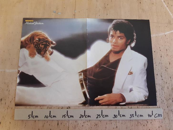 Poster Michael Jackson Bravo Maat A3 28x42 cm Markus, Verzamelen, Posters, Zo goed als nieuw, Muziek, A1 t/m A3, Rechthoekig Liggend