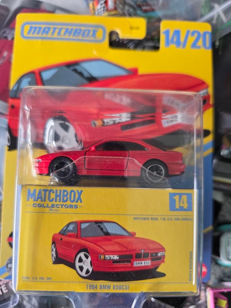 Matchbox 1994 BMW 850CSi modelauto, Ophalen of Verzenden, Matel, Onbekend, Onbekend