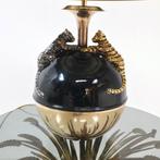 Chapman tafellamp panters messing zwart Hollywood vintage, Ophalen of Verzenden