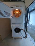 Miele Set: Wasmachine (W 5725) & Droger (T 8823 C), Ophalen, Gebruikt, Voorlader, 85 tot 90 cm