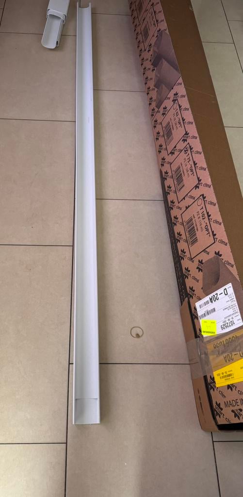 Airco installatiematerialen nieuw., Witgoed en Apparatuur, Airco's, Ophalen, Minder dan 60 m³, Nieuw, 3 snelheden of meer