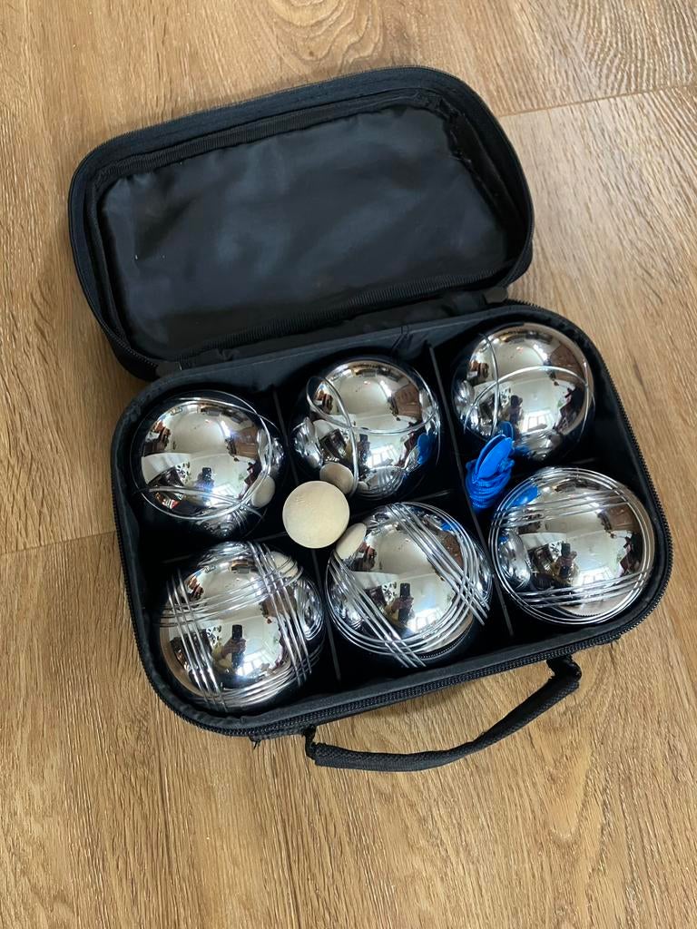 Set jeu de boules ballen in tas  - nieuw, Ophalen of Verzenden, Nieuw, Bal