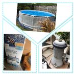 Intex prism frame 366*99 pomp trap tegels voetenbad schepnet, Ophalen, 80 tot 120 cm, Rond, 300 cm of meer