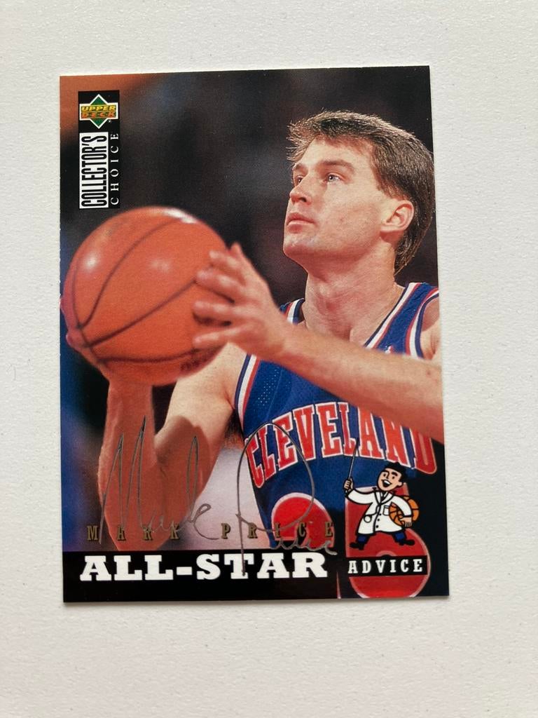 Mark Price basketball card handtekening 1994 Upper Deck, Verzenden, Zo goed als nieuw, Buitenlandse clubs