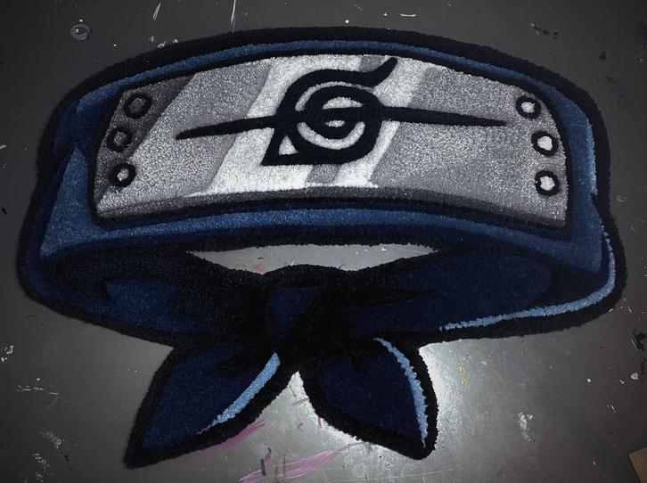 Handmade Naruto bandana, Huis en Inrichting, Stoffering | Tapijten en Kleden, Nieuw, 50 tot 100 cm, 50 tot 100 cm, Overige vormen