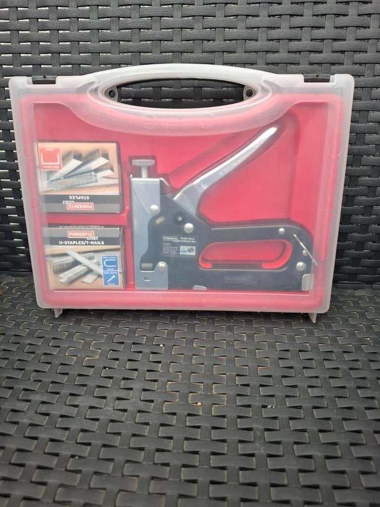 Powerfix nietapparaat set, Ophalen