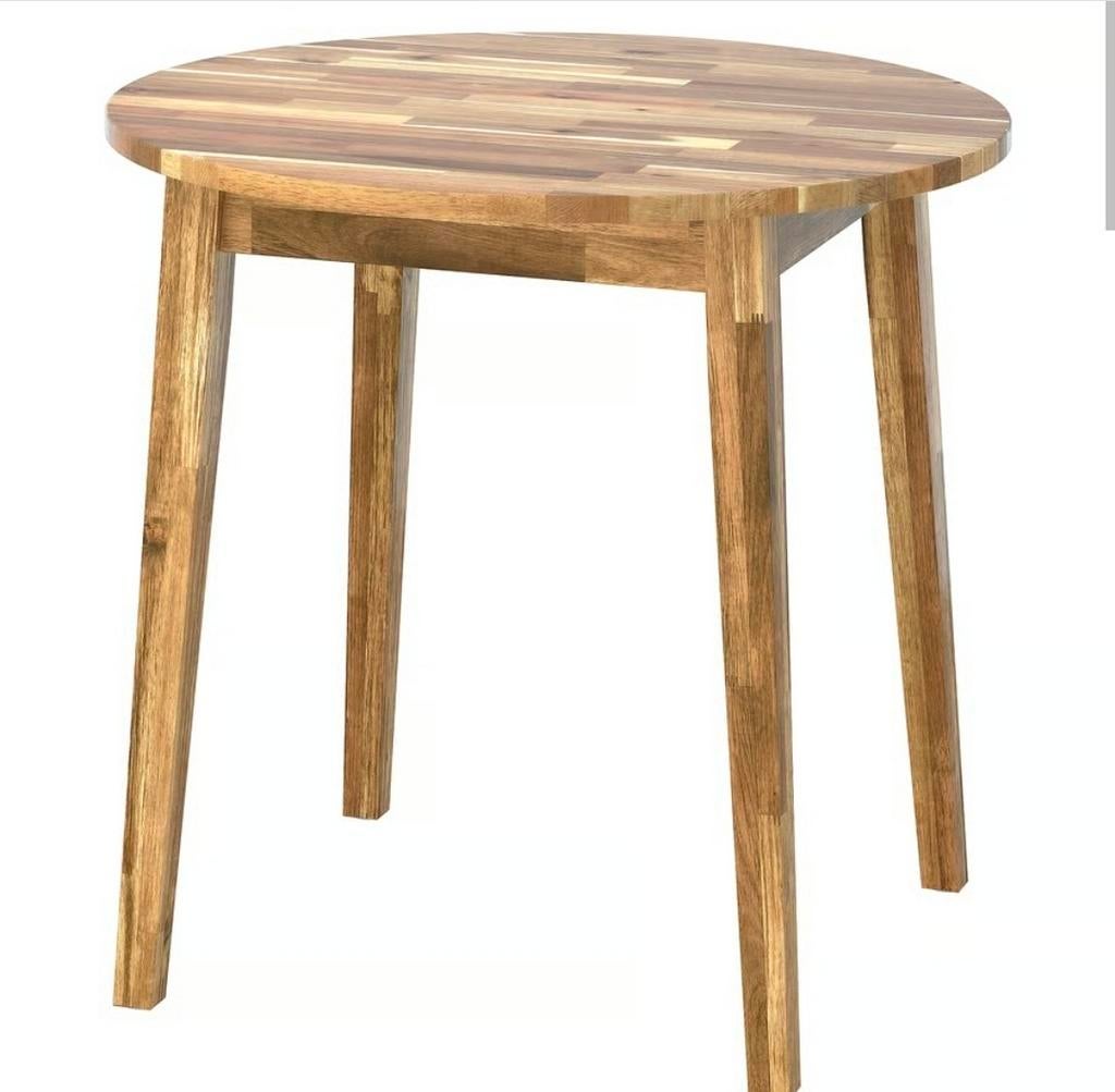 IKEA NACKANÄS Acacia Houten Ronde Tafel - Nieuw in Doos, Ophalen, 100 tot 150 cm, Rond, Nieuw
