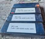 RC Lab 7.4V / 2S 4200 mAh 30C LiPo accu (nieuw), Ophalen, Nieuw
