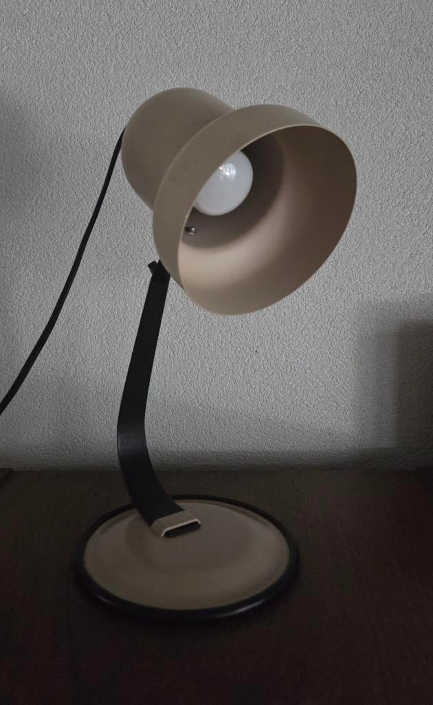 Vintage Vrieland design bureaulamp, Huis en Inrichting, Lampen | Tafellampen, Ophalen of Verzenden, Gebruikt, Metaal, Vintage