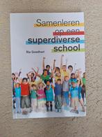 Samenleren op een superdiverse school, Boeken, Studieboeken en Cursussen, Ria goedhart, Nieuw, Alpha, HBO