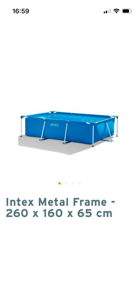Intex zwembad 2 bij 3, Ophalen, Gebruikt, Minder dan 80 cm, Minder dan 200 cm