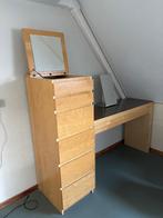 Ikea malm ladekast + kaptafel, Ophalen, Overige materialen, 100 tot 150 cm, Zo goed als nieuw