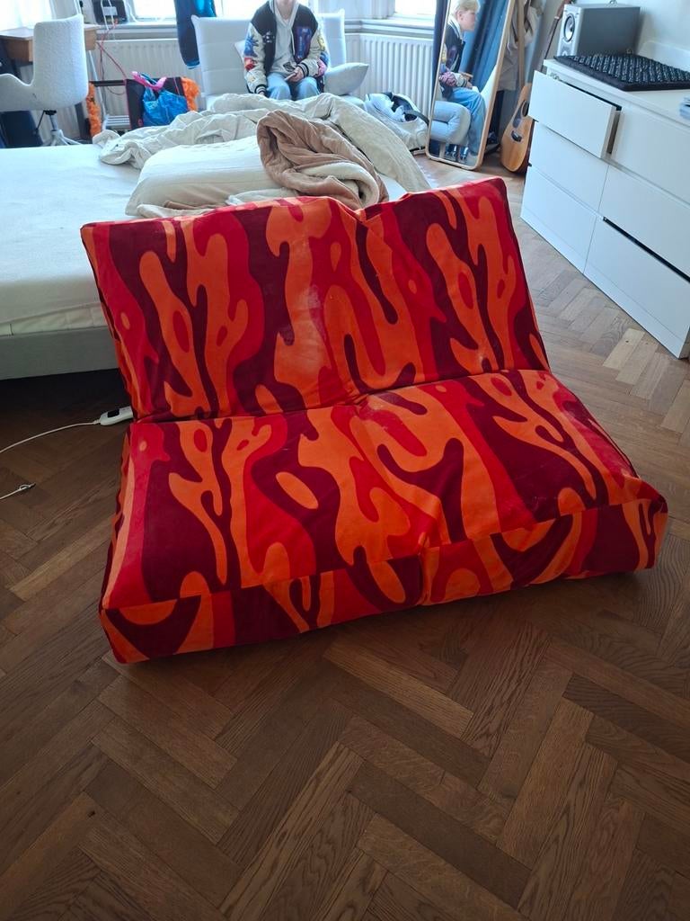Ikea PS Skon Luchtbank 1999 - Vintage Space Age Design, Stof, Tweepersoons, 75 tot 100 cm, Ophalen of Verzenden