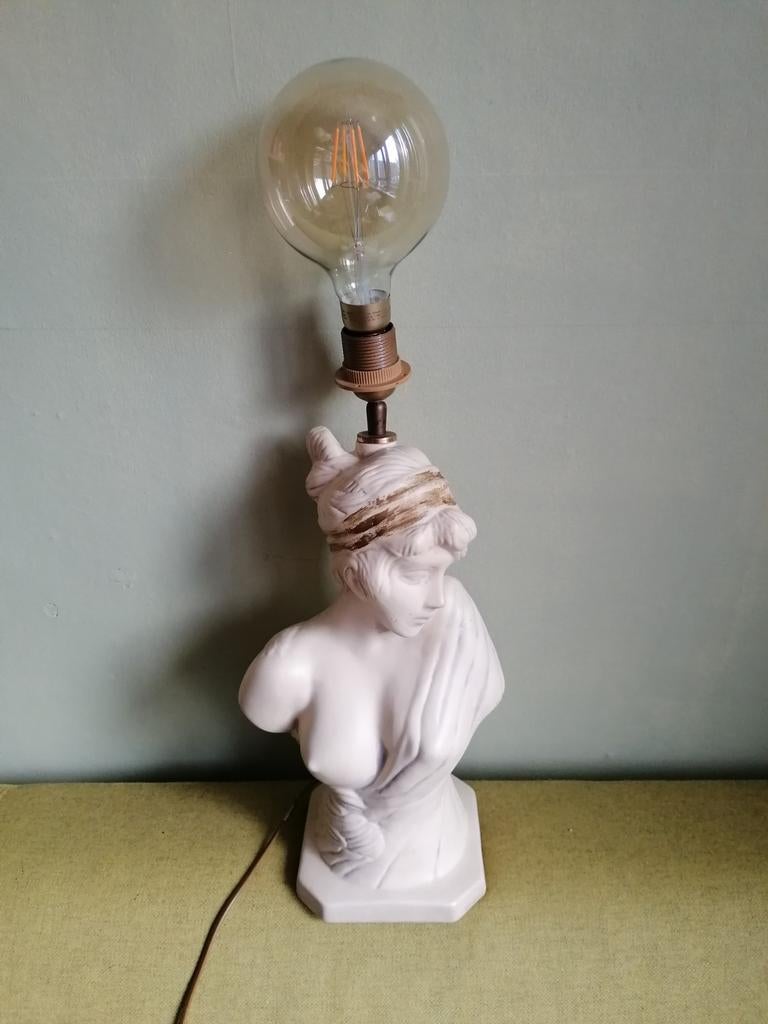 Buste vrouw lamp, Huis en Inrichting, Lampen | Tafellampen, Ophalen