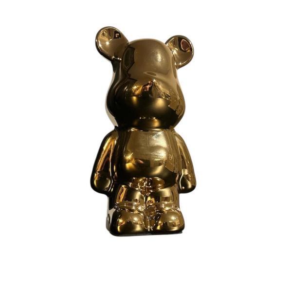 beeld beer goud, Verzamelen, Beelden en Beeldjes, Nieuw, Dier, Ophalen of Verzenden