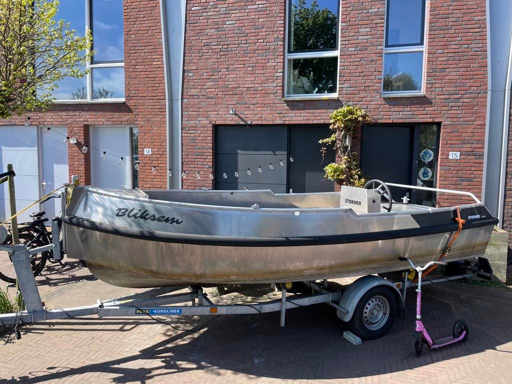 Stormer Tugboat aluminium sloep, Watersport en Boten, Gebruikt, Binnenboordmotor, Diesel, Ophalen of Verzenden