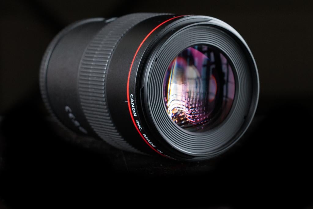 Refurbished Canon 100mm F2.8 (100 2.8) IS macro met garantie, Ophalen of Verzenden, Zo goed als nieuw, Macrolens