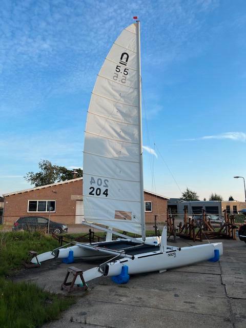 Nacra 5.5 (18 square) Catamaran., Watersport en Boten, Catamarans, Zo goed als nieuw, Ophalen