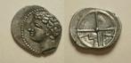 Griekse munt Massalia, Gaul, AR Obol - 300-50 BC - P-, Ophalen of Verzenden, Overige landen, Losse munt, Zilver