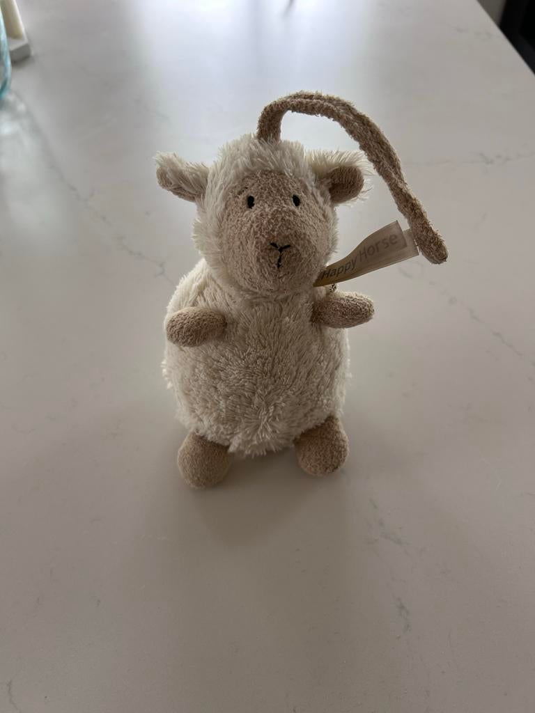 Happy Horse Schaap muziek knuffel, Kinderen en Baby's, Speelgoed | Knuffels en Pluche, Ophalen, Overige karakters, Zo goed als nieuw
