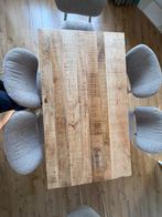 Mooie 4 persoons tafel, Huis en Inrichting, Tafels | Eettafels, Ophalen, Gebruikt, 100 tot 150 cm, 50 tot 100 cm