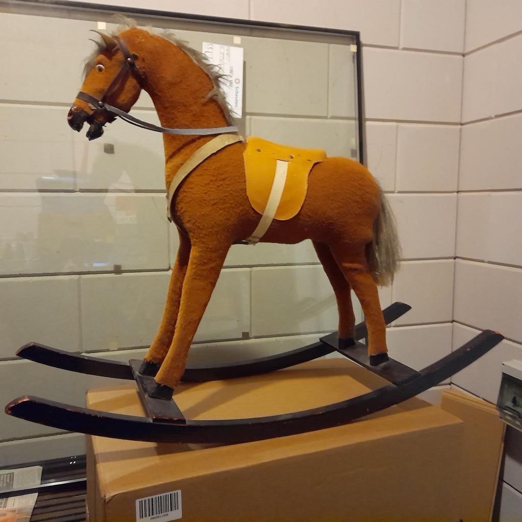 Vintage Schommelpaard hobbelpaard, Ophalen