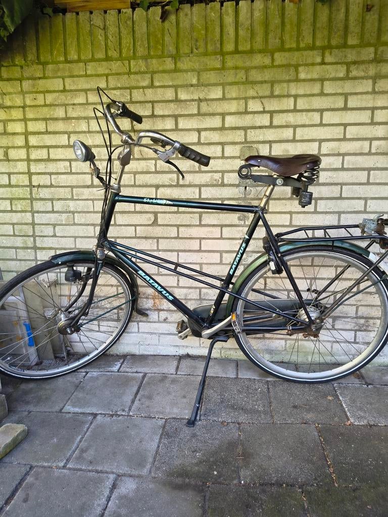Batavus Stabilo met Roland aanhanger, framemaat 61 cm, Fietsen en Brommers, Fietsen | Dames | Damesfietsen, Gebruikt, Batavus