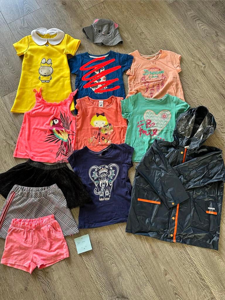 Zomerpakket meisjekleding 98-104 (11 stuks), Ophalen of Verzenden, Gebruikt, Maat 98