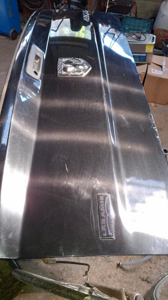 Achterklep Dodge Ram 2011 zwart - lichte schade/roest, Ophalen, Gebruikt, Achterklep, Achter