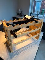 Volledig nieuw wijnrek - 18 flessen - Bamboe hout, Ophalen of Verzenden, Zo goed als nieuw, Hout, Minder dan 50 cm