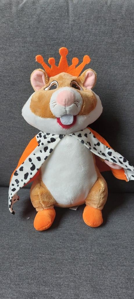 Hamster knuffel AH - koning, Ophalen of Verzenden, Zo goed als nieuw, Hamster, Albert Heijn